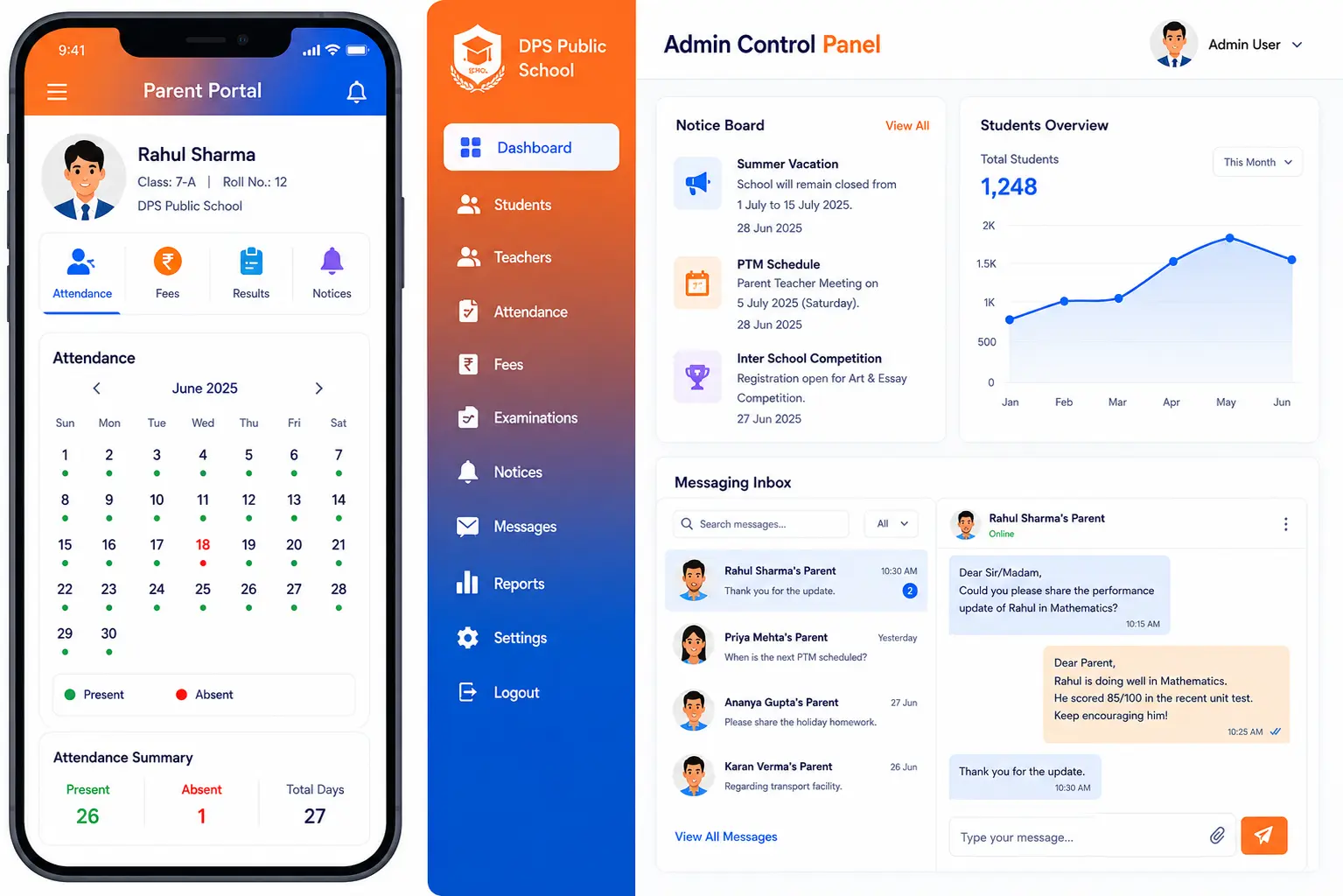 Parent Portal & Mobile App